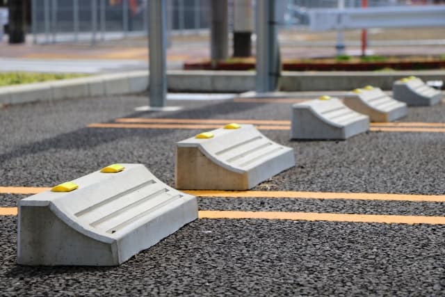 無料駐車場の様子